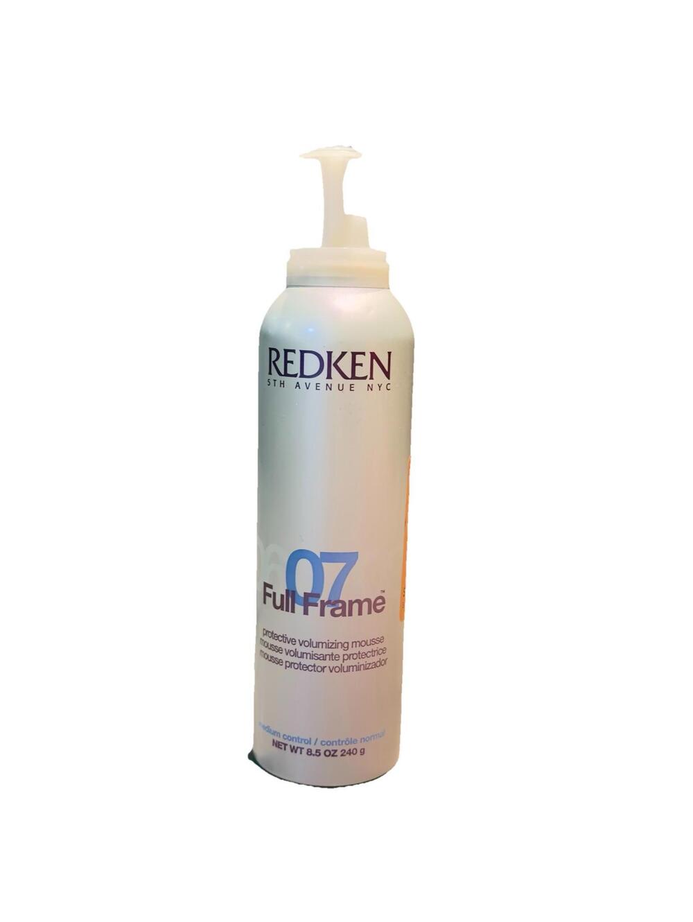 RARE REDKEN 07 Full Frame Protective Volumizing Mousse 8.5oz Heat Styler Bonder